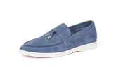 Loro Piana’s Summer Charms Walk Suede - Blue